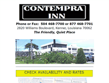 Tablet Screenshot of contemprainn.com